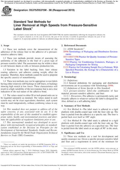 Standards PDF Cover Page