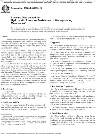 Standards PDF Cover Page