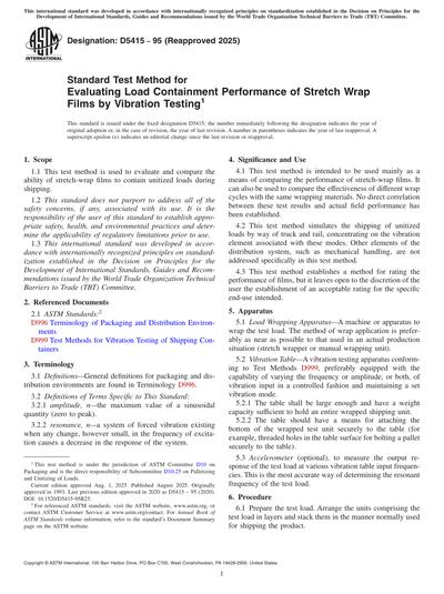 Standards PDF Cover Page