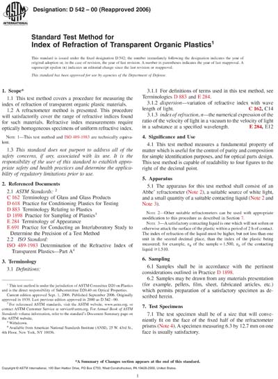 Standards PDF Cover Page