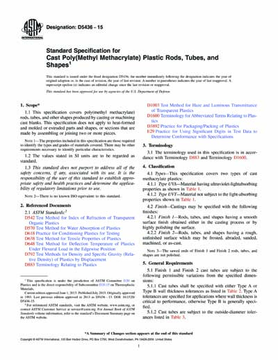 Standards PDF Cover Page