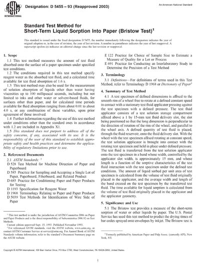 Standards PDF Cover Page