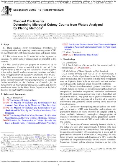 Standards PDF Cover Page