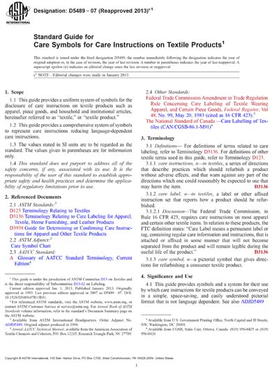 Standards PDF Cover Page
