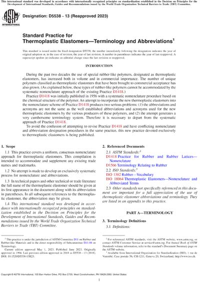 Standards PDF Cover Page