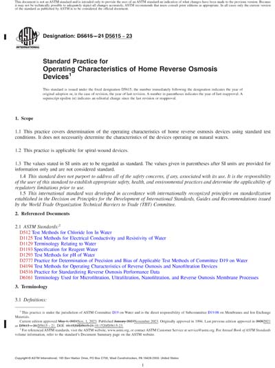 5615 Form.pdf ASTM D5615-23 Red - Standard Practice for Operating Characteristics of ...