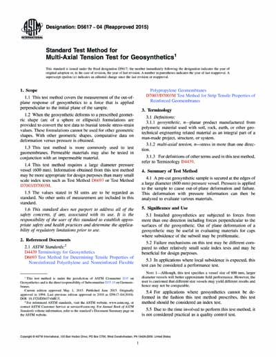 Standards PDF Cover Page