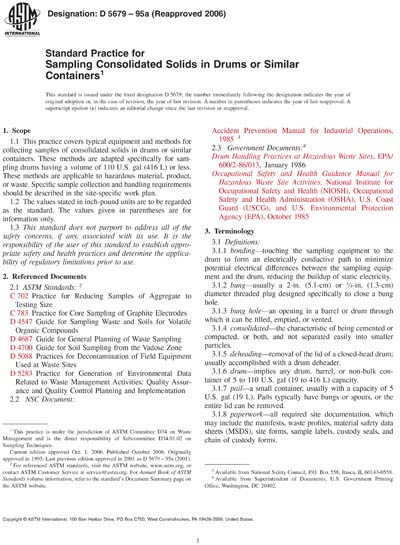 Standards PDF Cover Page