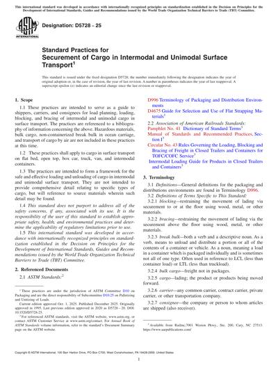 Standards PDF Cover Page