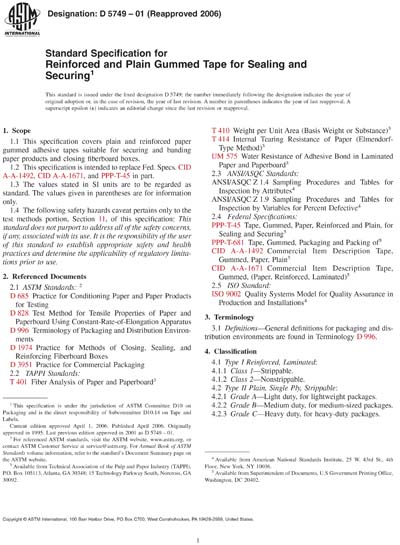 Standards PDF Cover Page