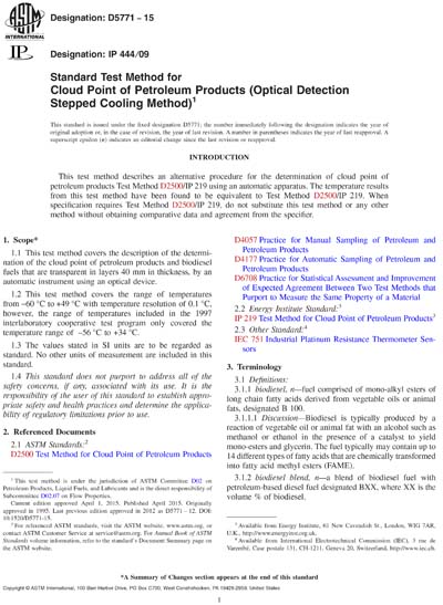 Standards PDF Cover Page