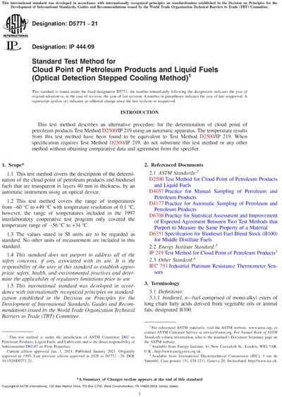 Standards PDF Cover Page
