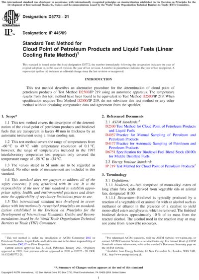 Standards PDF Cover Page