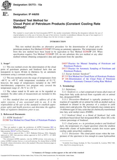 Standards PDF Cover Page