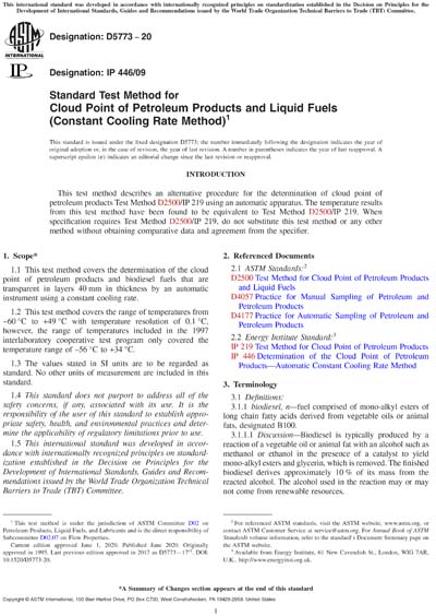 Standards PDF Cover Page