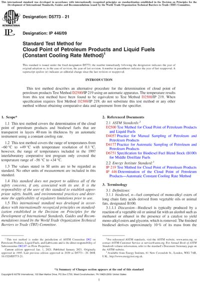 Standards PDF Cover Page