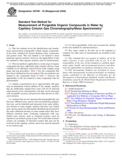 Standards PDF Cover Page