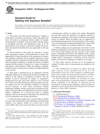 Standards PDF Cover Page