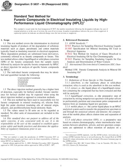 Standards PDF Cover Page