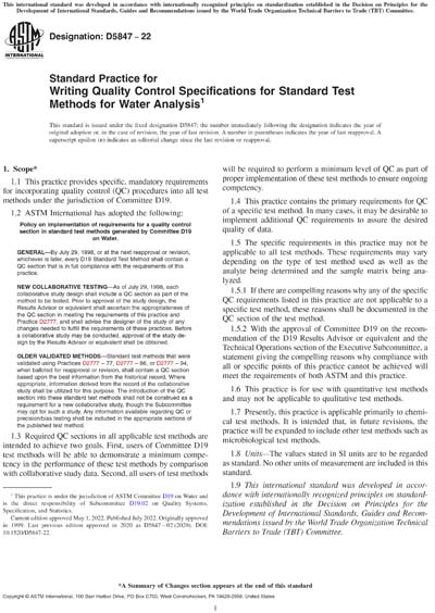 Standards PDF Cover Page