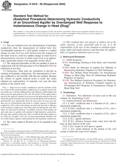 Standards PDF Cover Page