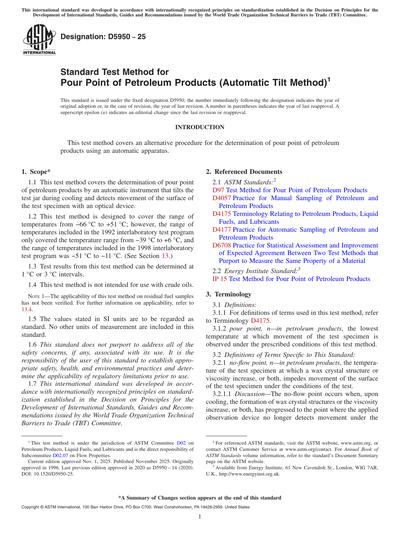 Standards PDF Cover Page