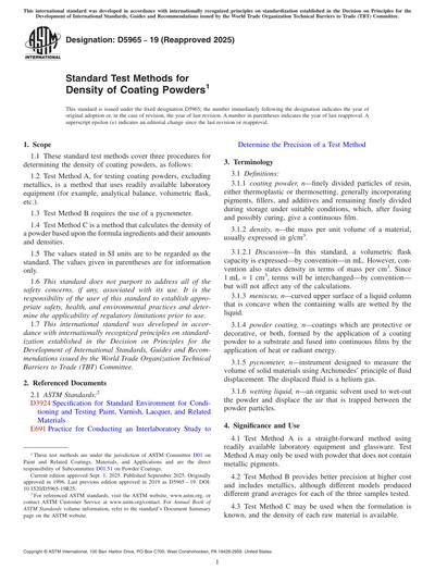 Standards PDF Cover Page