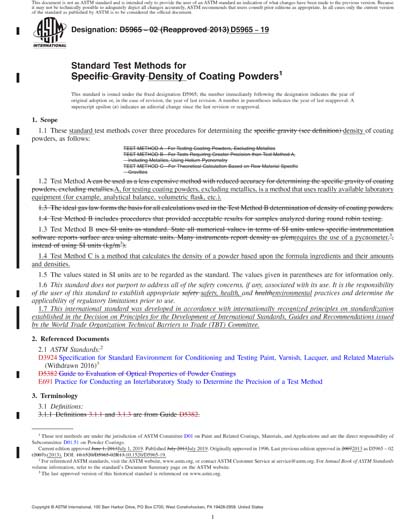 Standards PDF Cover Page