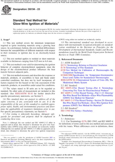 Standards PDF Cover Page