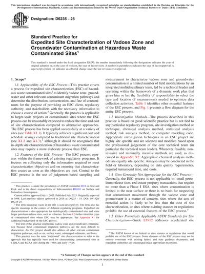 Standards PDF Cover Page