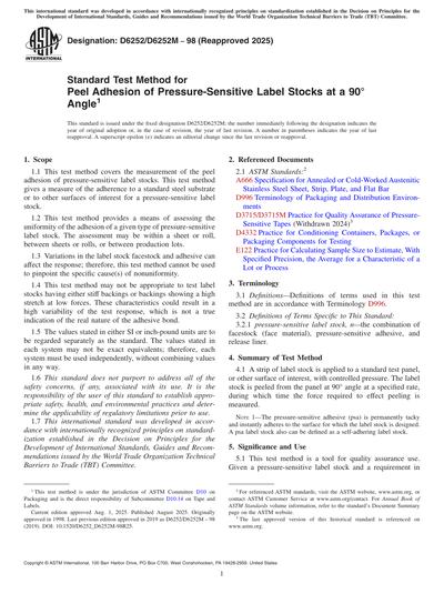 Standards PDF Cover Page
