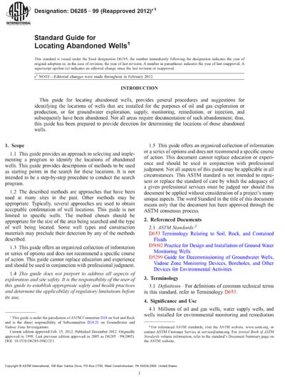 Standards PDF Cover Page