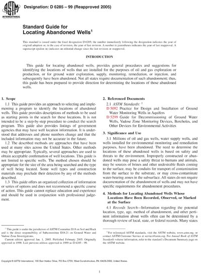 Standards PDF Cover Page