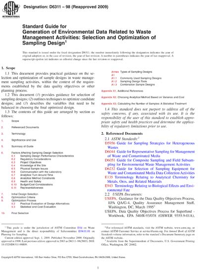 Standards PDF Cover Page