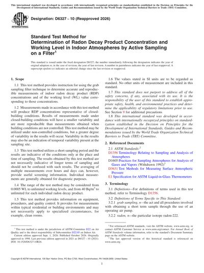 Standards PDF Cover Page