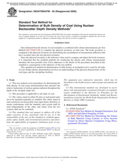 Standards PDF Cover Page