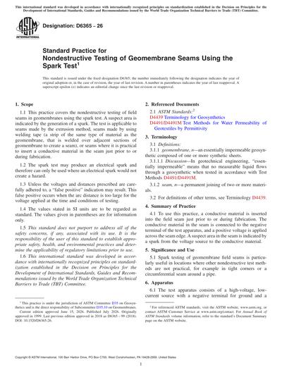 Standards PDF Cover Page