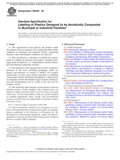 Standards PDF Cover Page
