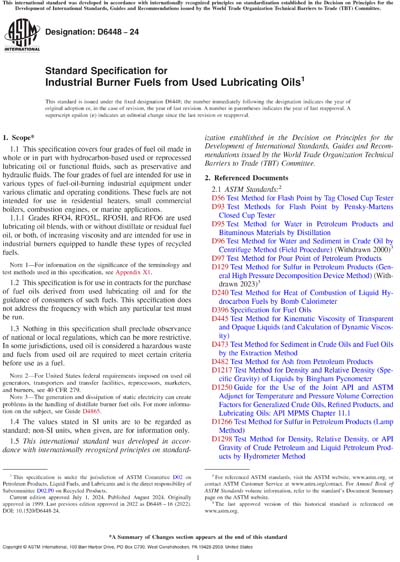 Standards PDF Cover Page