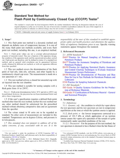 Standards PDF Cover Page