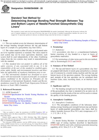 Standards PDF Cover Page