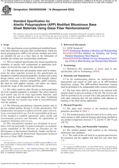 Standards PDF Cover Page