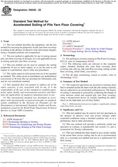 Standards PDF Cover Page