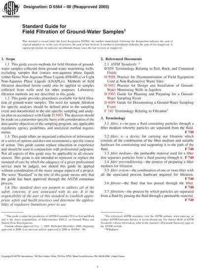 Standards PDF Cover Page