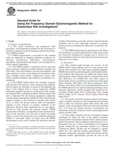 Standards PDF Cover Page