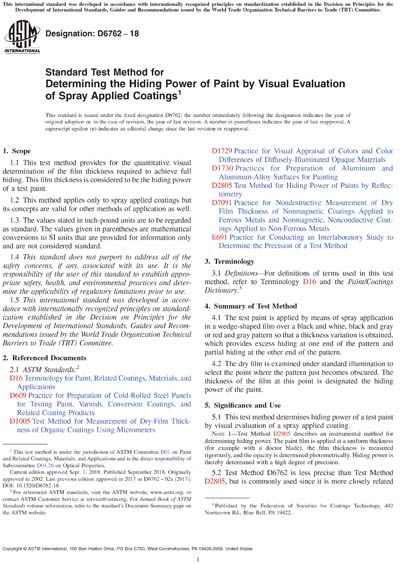 Standards PDF Cover Page