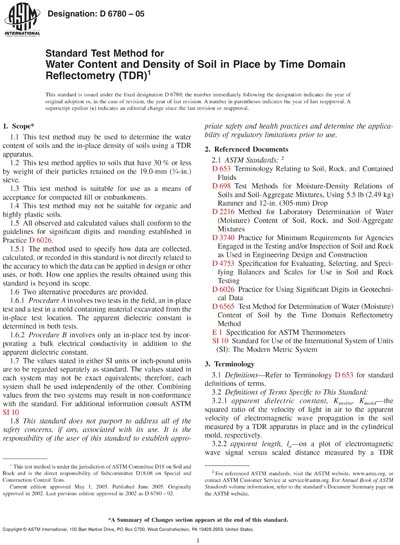 Standards PDF Cover Page