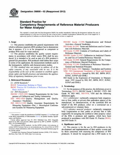 Standards PDF Cover Page