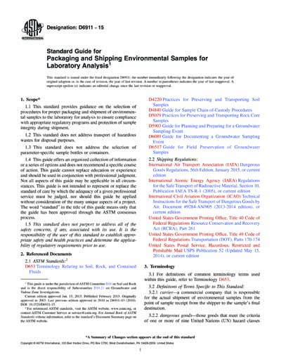 Standards PDF Cover Page