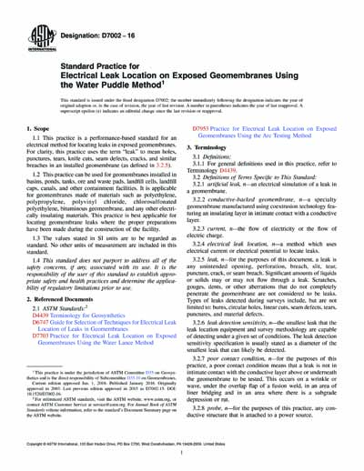 Standards PDF Cover Page